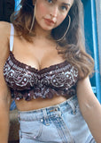Butterfly Top - Burgundy Bandanna