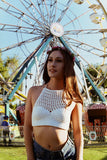 Sweetheart Halter Crop Top